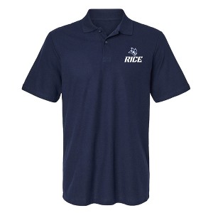 Men's Rice University Primary Logo Cotton Polo Short Sleeve T-Shirt - 1 of 4