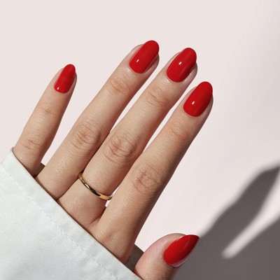BTArtboxnails Mulled Wine Short Oval Nails - Press On Nails