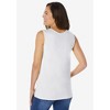 Woman Within Plus Size Petite Perfect Scoopneck Tank - 3 of 4