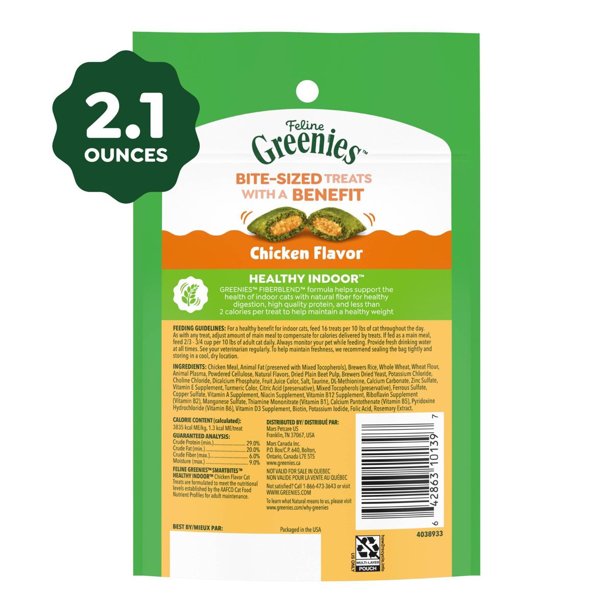 Greenies Smartbites Healthy Indoor Chicken Flavor Cat Treats - thumbnail 10