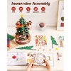 Robotime 3D Puzzles Christmas Melody Tree Music Box Dreamer Wooden DIY Kits Creative Xmas Gift for Kids Adults, Multicolor, 12.44"*9.09"*3.11" - 2 of 4