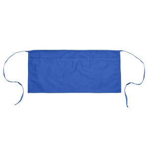Dalix Waist Aprons Commercial Restaurant Home Bib Spun Poly Cotton Kitchen (3 Pockets) - 1 of 4