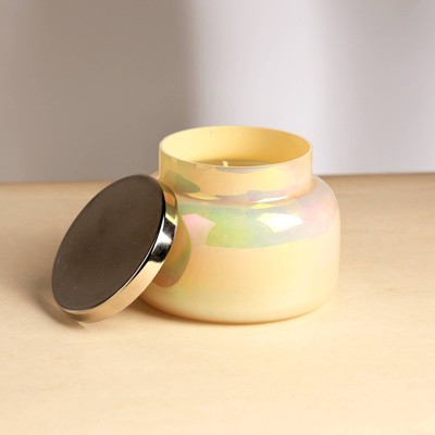 FONTOI Scented Wax Candle Jar, Yellow, 4.72"*3.74"*4.72"