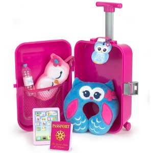 Sophia's - 18" Doll - Travel Suitcase Set - Hot Pink - 1 of 4