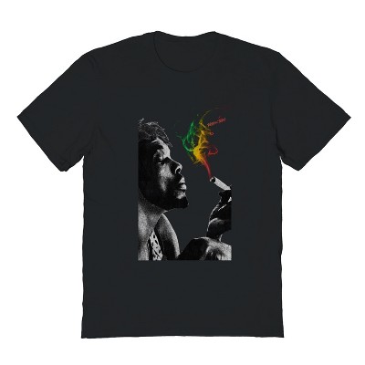 Peter Tosh Men's Smoke Cloud Short Sleeve Graphic Cotton T-Shirt
