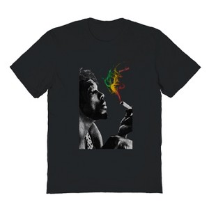 Peter Tosh Men's Smoke Cloud Short Sleeve Graphic Cotton T-Shirt - 1 of 1
