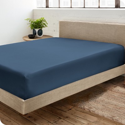 400 Thread Count Organic Cotton Sateen Fitted Sheet by Bare Home