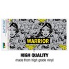 Wonder Woman Warrior Pattern Automotive Bumper Sticker - 3 of 4