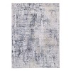 Delara Machine Washable Area Rug, Soft & Durable, Non-Slip Rug for High Traffic Areas, Grey/Beige - 3 of 4