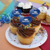 Hofstra University Lions Logo Heart Love Cupcake Picks Toppers Decoration Set of 6 - 4 of 4