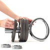 NewMe Fitness Home Workout Strength Training Kettlebell Handle for Weight Plates with Ergonomic Grip, Holds up to 900 Pounds - 3 of 4
