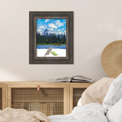 Alta Rustic Char 11x14 Black Polystyrene Wall Frame