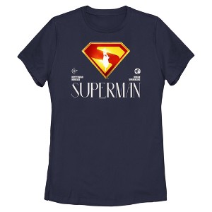 Womens Superman Bright Logo T Shirt - 1 of 4