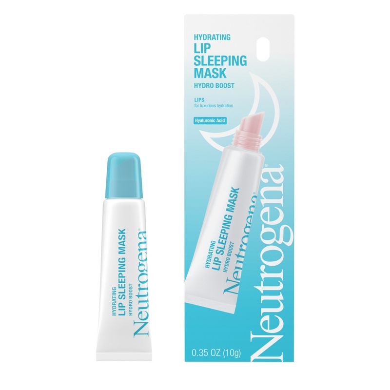 Neutrogena Hydro Boost Hydrating Lip Sleeping Mask with Hyaluronic Acid, Clear Overnight &#38; Daily Moisturizing Treatment for Very Dry Lips - 0.35oz, 3 of 10