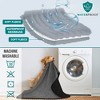 PetAmi Waterproof Dog Blanket, Leakproof Cat Throw, Plush Striped Reversible Blanket for Small Medium Large Pet - 2 of 4