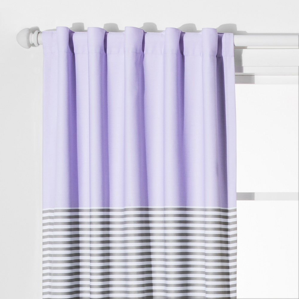 Pillowfort63 Colorblock Striped Blackout Curtain Panel Lavender Pillowfort Dailymail Pillowfort63 Colorblock Striped Blackout Curtain Panel Lavender Pillowfort Dailymail