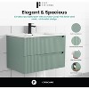 Citiscape Modern Bathroom Vanity with Textured Drawer Fronts - 4 of 4