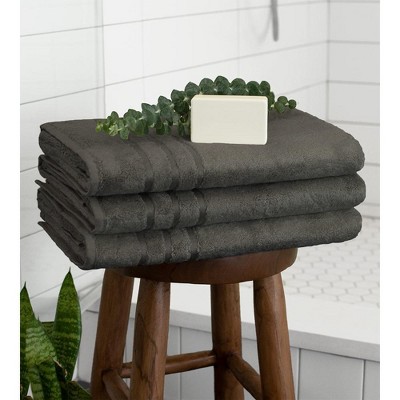 Cariloha Extra Smooth Towel Viscose From Bamboo 28"x54" Onyx : Target