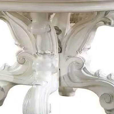 Versailles 60" Bone White Round Wood Dining Table