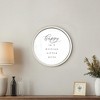 Creative Products Happy in a Million Little Ways 20 x 20 Round White Framed Print - 4 of 4
