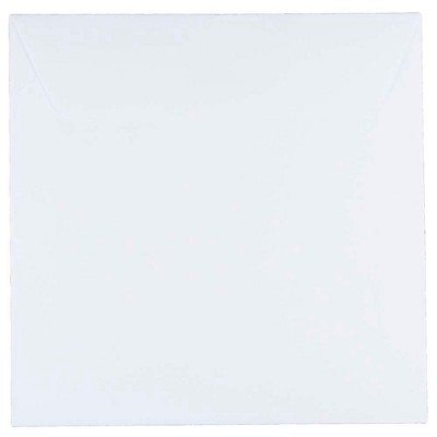 JAM Paper 7.5 x 7.5 Square Invitation Envelopes White 28210B