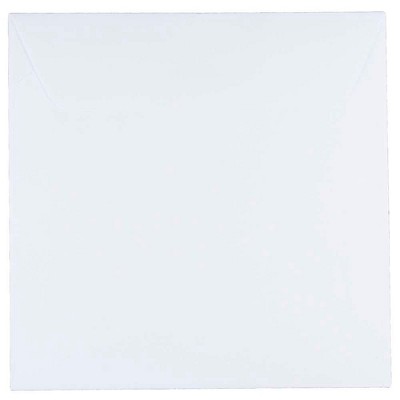 JAM Paper 7.5 x 7.5 Square Invitation Envelopes White 28210B