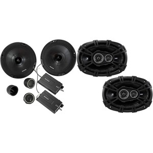 Kicker 46CSS674 CS-Series CSS67 6.75-Inch (165mm) Component System with .75-inch tweeters w/ 43DSC69304 6x9" Coaxial Bundle - 1 of 4