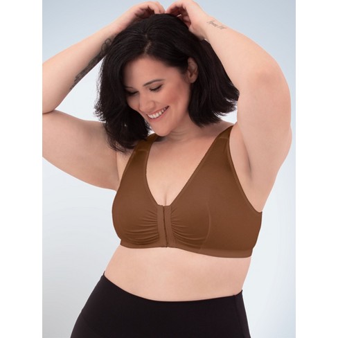 Leading Lady The Meryl - Cotton Front-closure Comfort & Sleep Bra In