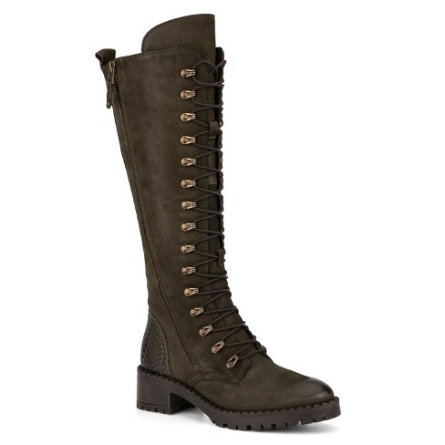 Deals INC Women's Genuine Leather Tall Boots