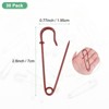 Unique Bargains Sewing Upholstery Spring Lock Blanket Bulk Large Safety Pins 30 Pcs - 3 of 4