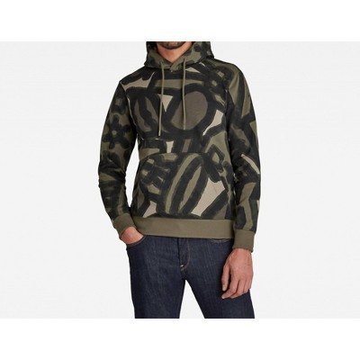 Men's Brush Stroke Allover Hooded Sweatshirt - G-STAR RAW S