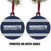 Monmouth University Official Stripes Aluminum Holiday Christmas Tree Ornament - 2 of 4