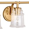 Vaxcel Toledo 3 - Light Vanity in  Natural Brass - 2 of 4