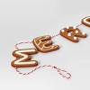"Merry Christmas" Gingerbread Garland - Wondershop™ - 3 of 3