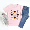 Ghost And Pumpkin Coquette - Youth Short Sleeve Graphic T-Shirt - 3 of 4