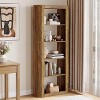 Hommoo 5-Tier Bookshelf Brown - 3 of 4