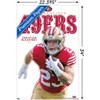 Trends International NFL San Francisco 49ers - Christian McCaffrey Feature Series 24 Unframed Wall Poster Prints - 3 of 4