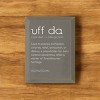 Slickblue Uff Da Wood Sign, Solid Knotty Pine, 9x12 Wall Decor, Rustic Scandinavian Style, Color Options - 3 of 3