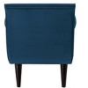 NicBex Bench End of Bed Bench Tufted Flared Arm Bench for Bedroom and Entryway, Blue - 3 of 4