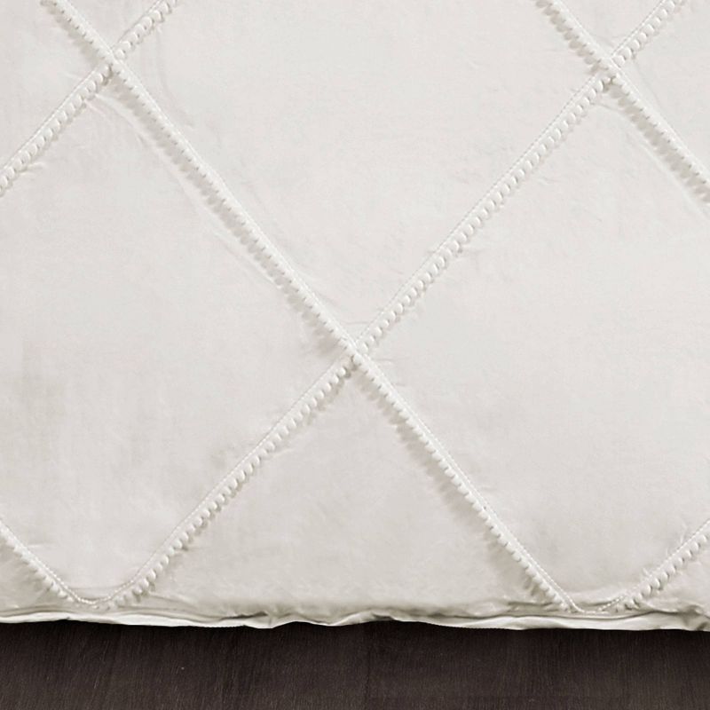 Diamond Pom Pom Comforter Set – Lush Décor, 4 of 7