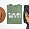 Simply Sage Market Women's Wild Like The West Short Sleeve Garment Dyed Tee - 3 of 3