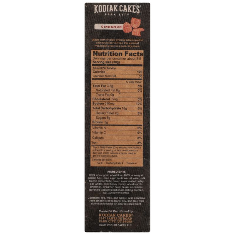 Kodiak Cakes Protein Packed Cinnamon Graham Cracker Bear Bites - Case of 8/9 oz, 4 of 9