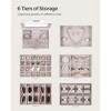 SONGMICS Jewelry Box 6-Tier Jewelry Organizer Large Jewelry Storage Case with Big Mirror 5 Drawers - 4 of 4