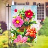 Beautiful Florals Burlap Garden Flag - 2 of 4