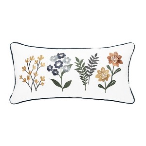 carol & frank 24" x 12" Retro Botanical Throw Pillow - 1 of 3