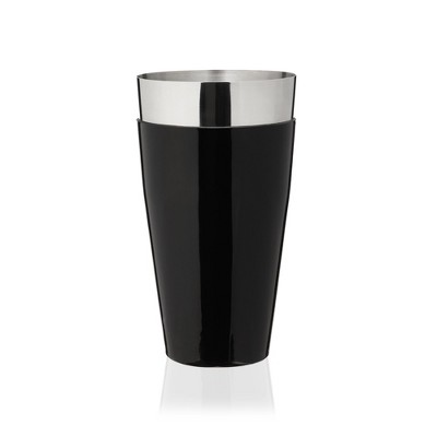 Black Stainless Steel Boston Shaker with Recipe Glass