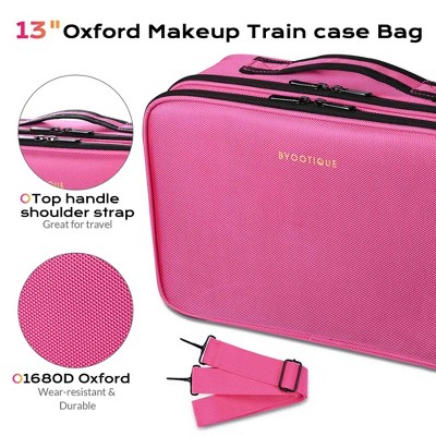 Byootique 13" Makeup Train Case Cosmetic Organized Bag Travel Storage ...