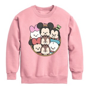 Boys' - Disney - Mickey Friends Graphic Long Sleeve Fleece Sweatshirt - 1 of 3