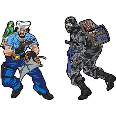 Icon Heroes - Icon Heroes - G.I. Joe Shipwreck x Firefly - Retro Con Exclusive Enamel Pin Set (Net)