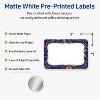 Avery Labels, 2" x 3", Silver-Navy, Matte, 80 total - 2 of 4